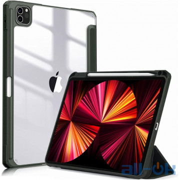 Чохол ZOYU Hybrid Case with Pencil Holder для Apple iPad Pro 11 (2021) Dark Green